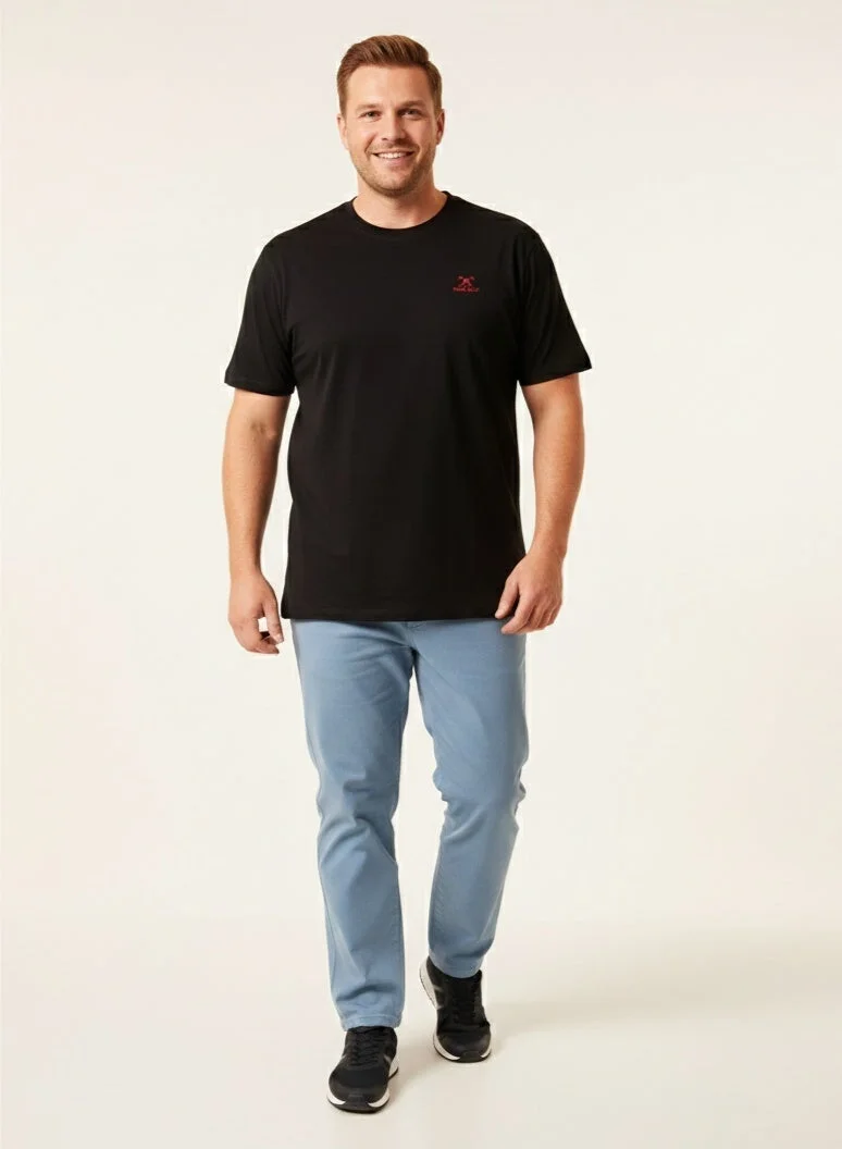 Polo Play Mens Graphic T-shirt -BLACK